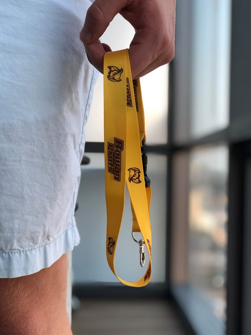 Desert Cactus Rowan University Lanyard Profs Car Keys ID Badge Holder Keychain Detachable Breakaway Snap Buckle (Yellow) - Image 5